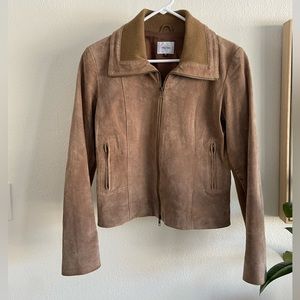 Prüne Suede Genuine Leather Jacket - Medium
